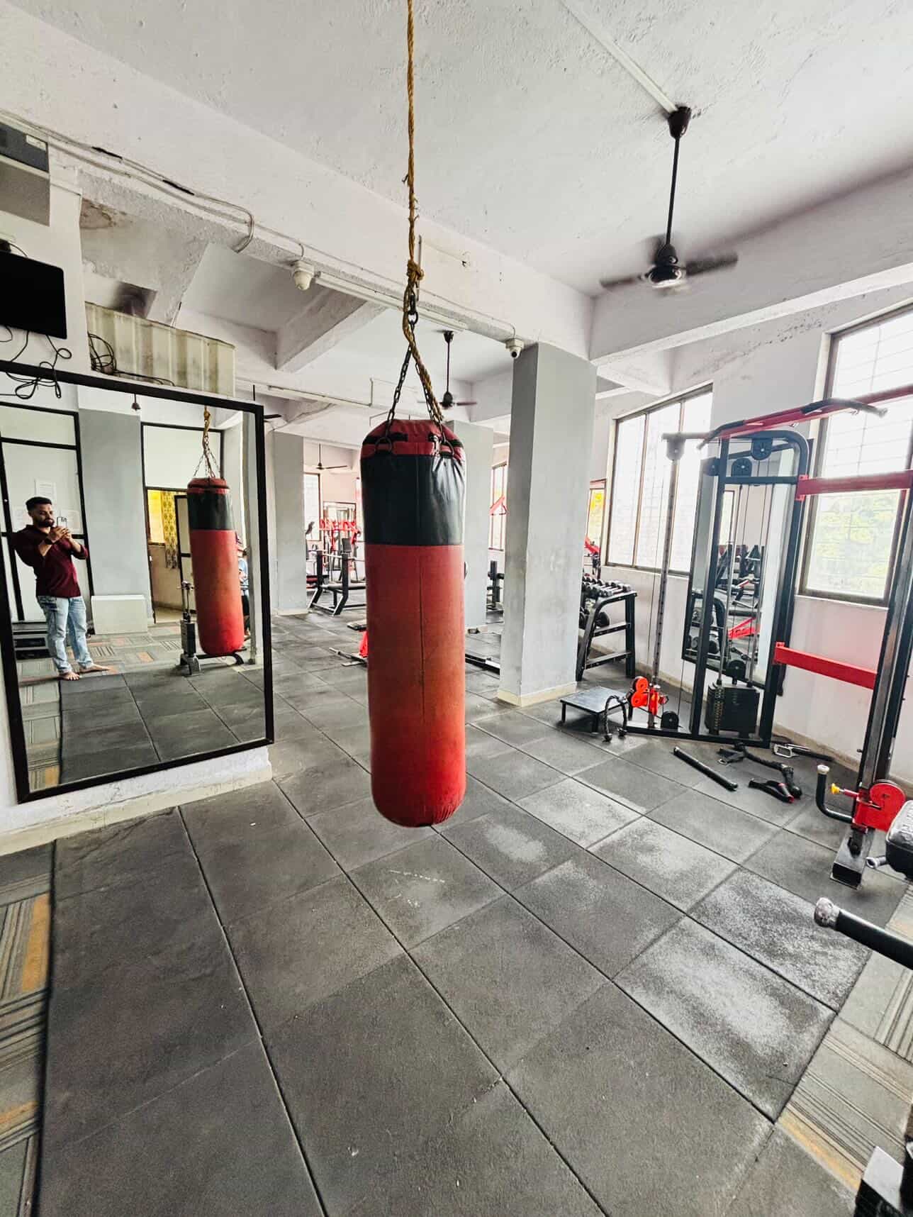 Members in active workout session